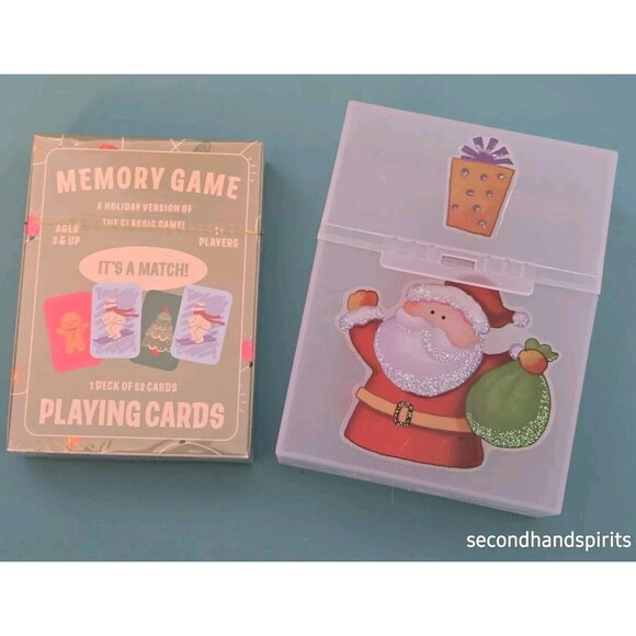 2024 Target Bullseye  Christmas Playing Cards NEW Decorated Box - Picture 1 of 3